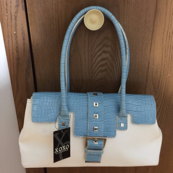 XOXO Handbags - XOXO, Purse (Blue & White)